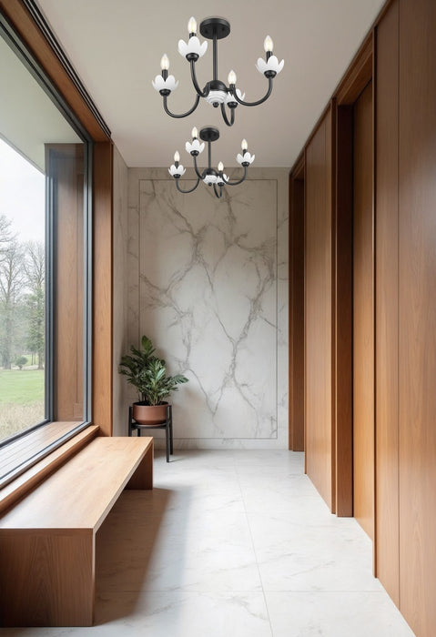 Z-Lite - 352-4SF-MB - Four Light Semi Flush Mount - Allistair - Matte Black