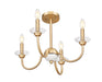 Z-Lite - 352-4SF-MGLD - Four Light Semi Flush Mount - Allistair - Modern Gold