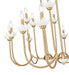 Z-Lite - 352-56L-MGLD - 16 Light Linear Chandelier - Allistair - Modern Gold