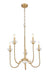Z-Lite - 352-5MGLD - Five Light Chandelier - Allistair - Modern Gold