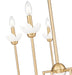 Z-Lite - 352-5MGLD - Five Light Chandelier - Allistair - Modern Gold