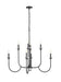Z-Lite - 352-8MB - Eight Light Chandelier - Allistair - Matte Black