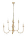 Z-Lite - 352-8MGLD - Eight Light Chandelier - Allistair - Modern Gold