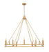 Z-Lite - 4005-12SBR - 12 Light Chandelier - Dennison - Signature Brass
