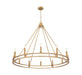 Z-Lite - 4005-12SBR - 12 Light Chandelier - Dennison - Signature Brass