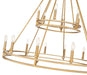 Z-Lite - 4005-18SBR - 18 Light Chandelier - Dennison - Signature Brass