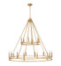 Z-Lite - 4005-18SBR - 18 Light Chandelier - Dennison - Signature Brass