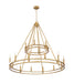 Z-Lite - 4005-18SBR - 18 Light Chandelier - Dennison - Signature Brass