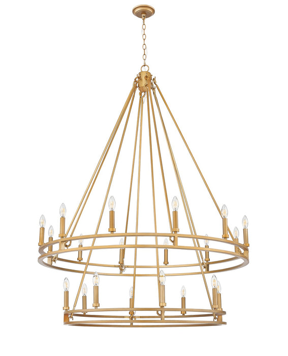 Z-Lite - 4005-20SBR - 20 Light Chandelier - Dennison - Signature Brass