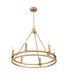 Z-Lite - 4005-6SBR - Six Light Chandelier - Dennison - Signature Brass