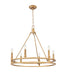 Z-Lite - 4005-6SBR - Six Light Chandelier - Dennison - Signature Brass