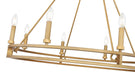 Z-Lite - 4005-8SBR - Eight Light Chandelier - Dennison - Signature Brass