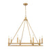 Z-Lite - 4005-8SBR - Eight Light Chandelier - Dennison - Signature Brass
