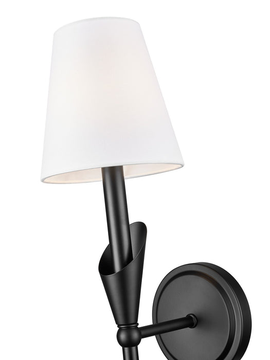 Z-Lite - 4014-1SA-MB - One Light Wall Sconce - Claudelle - Matte Black