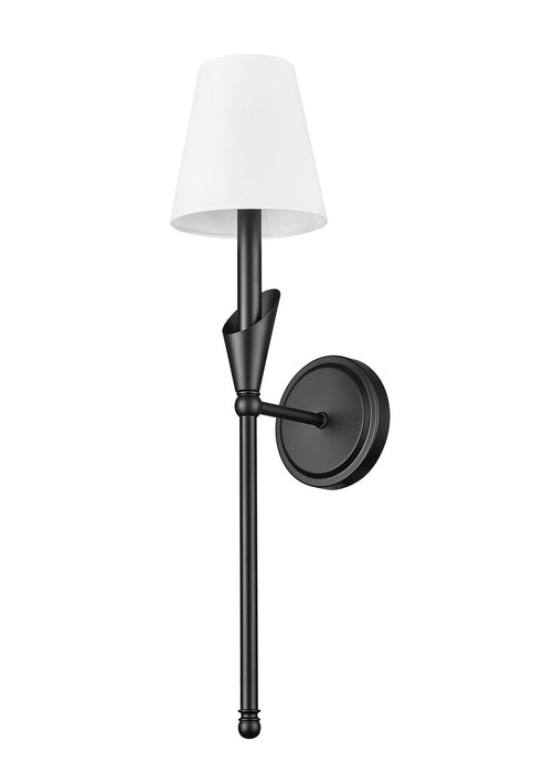 Z-Lite - 4014-1SA-MB - One Light Wall Sconce - Claudelle - Matte Black