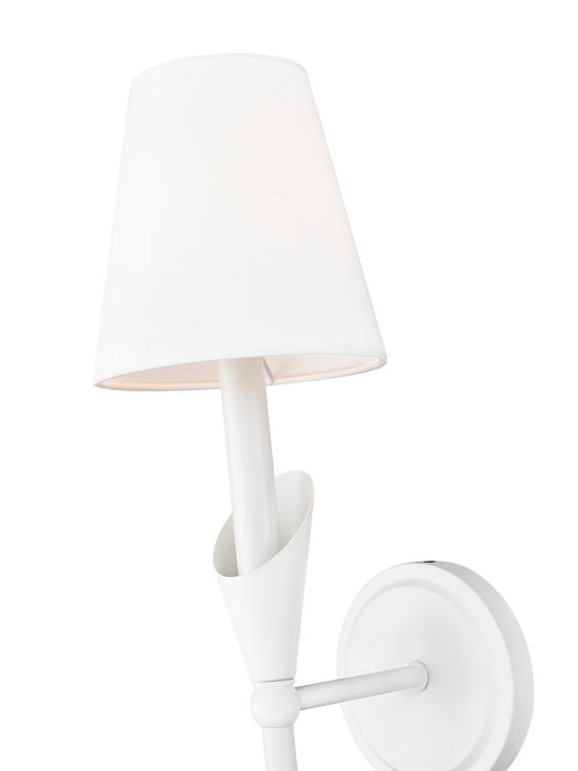 Z-Lite - 4014-1SA-TW - One Light Wall Sconce - Claudelle - Textured White