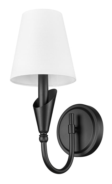 Z-Lite - 4014-1S-MB - One Light Wall Sconce - Claudelle - Matte Black