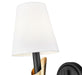 Z-Lite - 4014-1S-MB-MGLD - One Light Wall Sconce - Claudelle - Matte Black + Modern Gold
