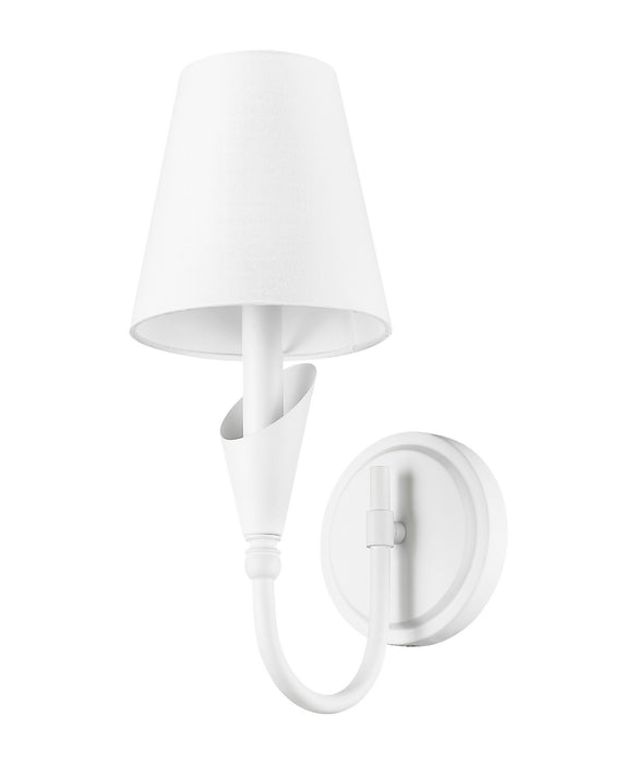 Z-Lite - 4014-1S-TW - One Light Wall Sconce - Claudelle - Textured White