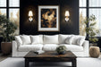 Z-Lite - 4014-1S-TW-MGLD - One Light Wall Sconce - Claudelle - Textured White + Modern Gold