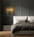 Z-Lite - 4014-2S-MB-MGLD - Two Light Wall Sconce - Claudelle - Matte Black + Modern Gold