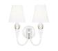 Z-Lite - 4014-2S-TW - Two Light Wall Sconce - Claudelle - Textured White