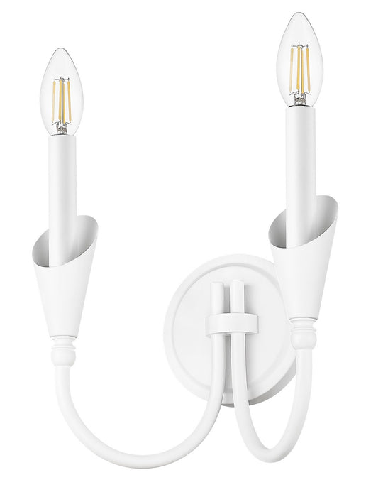 Z-Lite - 4014-2S-TW - Two Light Wall Sconce - Claudelle - Textured White