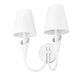 Z-Lite - 4014-2S-TW - Two Light Wall Sconce - Claudelle - Textured White