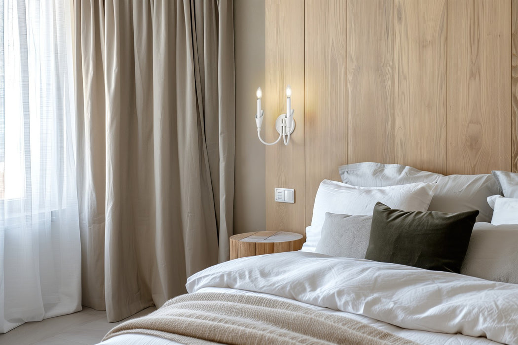 Z-Lite - 4014-2S-TW - Two Light Wall Sconce - Claudelle - Textured White