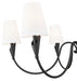 Z-Lite - 4014-46MB - Six Light Chandelier - Claudelle - Matte Black
