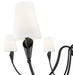 Z-Lite - 4014-65MB - Eight Light Chandelier - Claudelle - Matte Black