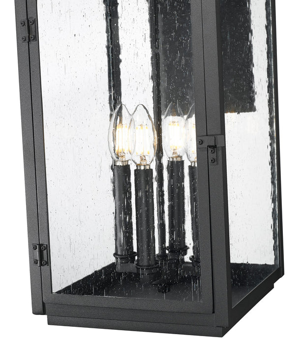 Z-Lite - 5019B-BK - Four Light Outdoor Wall Mount - Hartwell - Sand Black