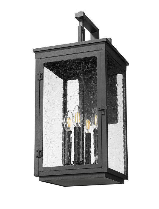 Z-Lite - 5019B-BK - Four Light Outdoor Wall Mount - Hartwell - Sand Black