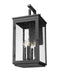 Z-Lite - 5019B-BK - Four Light Outdoor Wall Mount - Hartwell - Sand Black