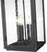 Z-Lite - 5019CHB-BK - Four Light Outdoor Chain Mount Ceiling Fixture - Hartwell - Sand Black