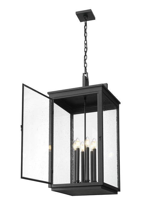 Z-Lite - 5019CHXXL-BK - Six Light Outdoor Chain Mount Ceiling Fixture - Hartwell - Sand Black