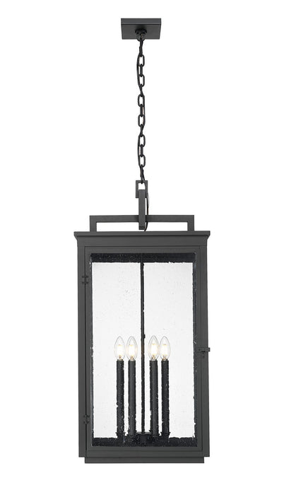Z-Lite - 5019CHXXL-BK - Six Light Outdoor Chain Mount Ceiling Fixture - Hartwell - Sand Black