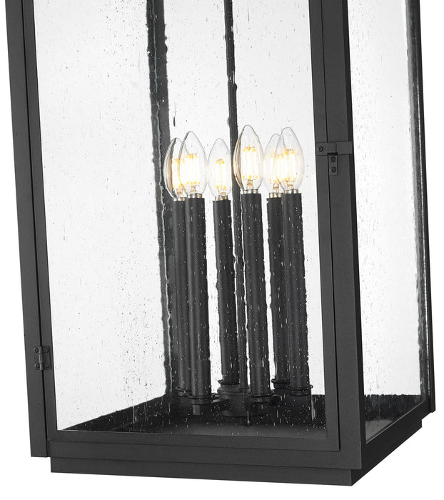 Z-Lite - 5019CHXXL-BK - Six Light Outdoor Chain Mount Ceiling Fixture - Hartwell - Sand Black
