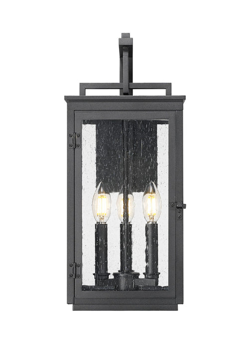 Z-Lite - 5019M-BK - Three Light Outdoor Wall Mount - Hartwell - Sand Black