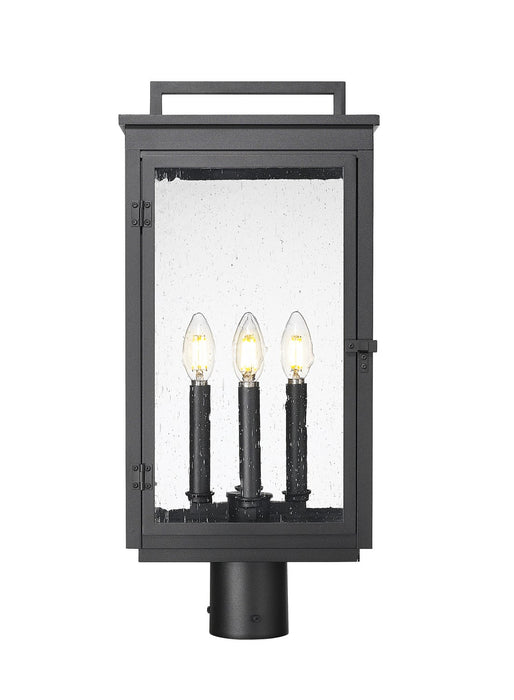 Z-Lite - 5019PHBR-BK - Four Light Outdoor Post Mount - Hartwell - Sand Black