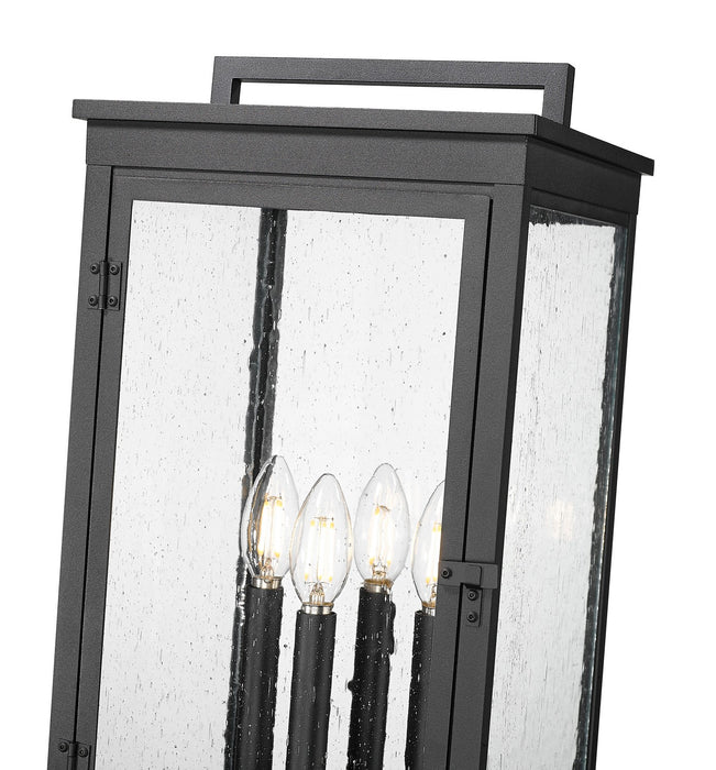 Z-Lite - 5019PHBS-536P-BK - Four Light Outdoor Post Mount - Hartwell - Sand Black