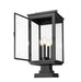 Z-Lite - 5019PHBS-SQPM-BK - Four Light Outdoor Pier Mounted - Hartwell - Sand Black