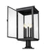 Z-Lite - 5019PHXLR-533PM-BK - Five Light Outdoor Pier Mount - Hartwell - Sand Black