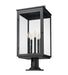 Z-Lite - 5019PHXLR-533PM-BK - Five Light Outdoor Pier Mount - Hartwell - Sand Black