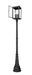 Z-Lite - 5019PHXLR-564P-BK - Five Light Outdoor Post Mount - Hartwell - Sand Black
