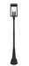 Z-Lite - 5019PHXLR-564P-BK - Five Light Outdoor Post Mount - Hartwell - Sand Black