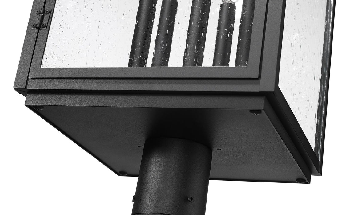 Z-Lite - 5019PHXLR-564P-BK - Five Light Outdoor Post Mount - Hartwell - Sand Black