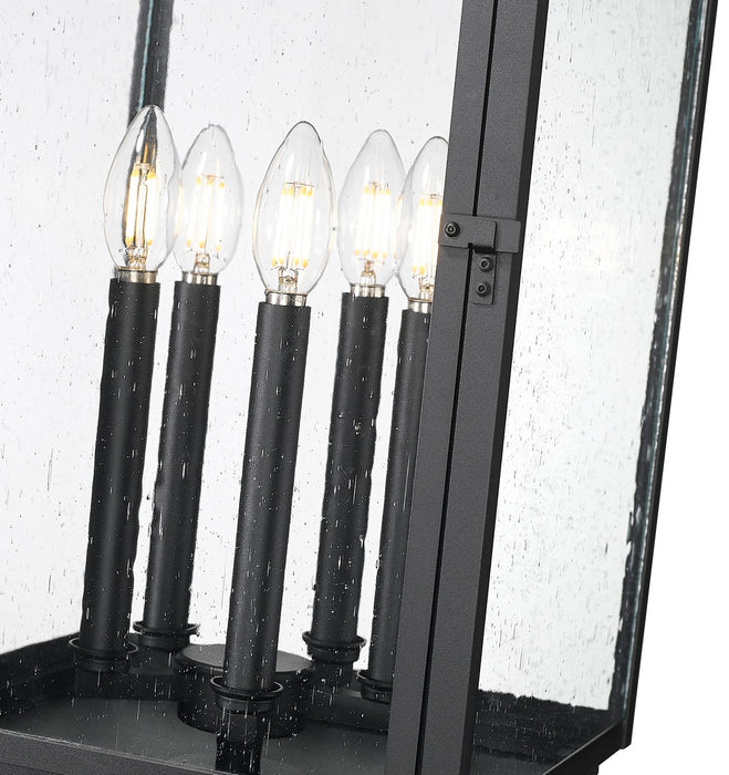 Z-Lite - 5019PHXLR-BK - Five Light Outdoor Post Mount - Hartwell - Sand Black