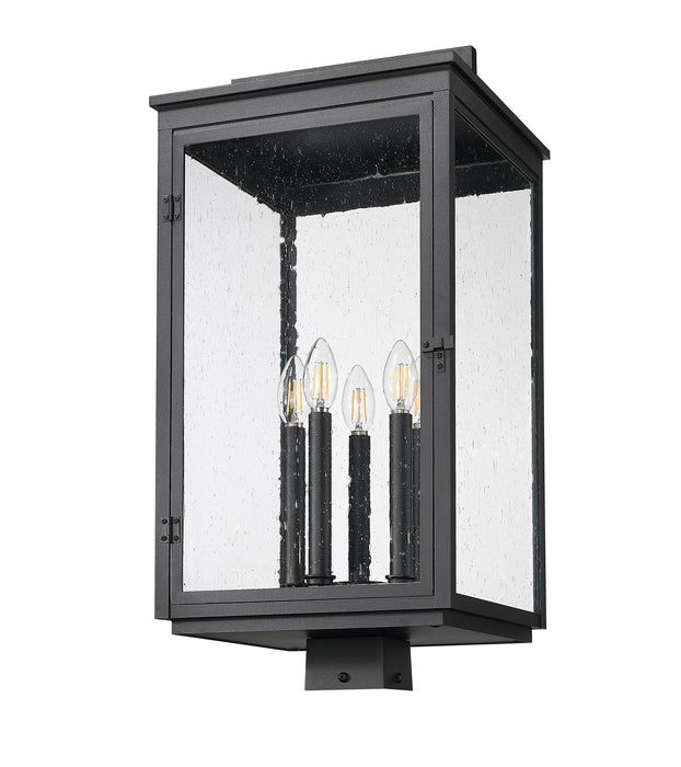 Z-Lite - 5019PHXLS-BK - Five Light Outdoor Post Mount - Hartwell - Sand Black