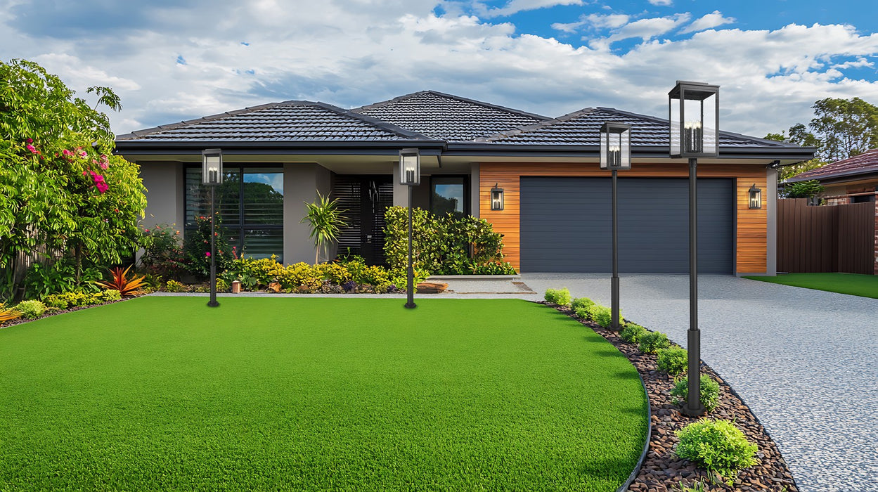 Z-Lite - 5019PHXXLR-5010P-BK - Six Light Outdoor Post Mount - Hartwell - Sand Black